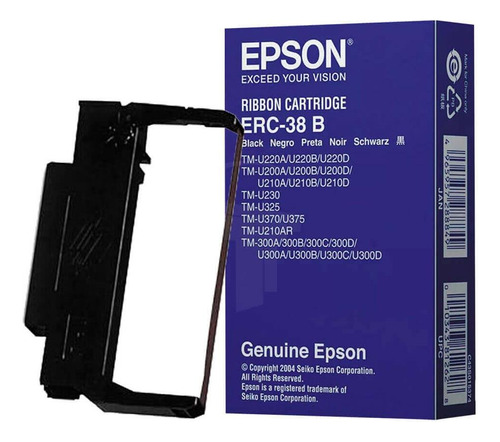 Epson Erc-38 B - Cinta Para Impresora Matricial Epson Tm