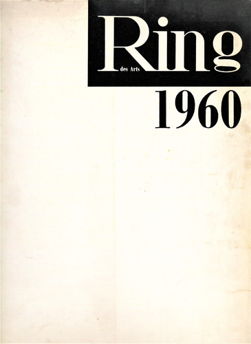 Revista / Ring Des Arts ( Cercle D' Art Contemporain -1960 )