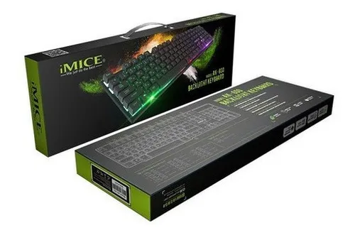 Kit Gamer Imice Teclado Ak-600 New + Mouse A8 3200 Dpi