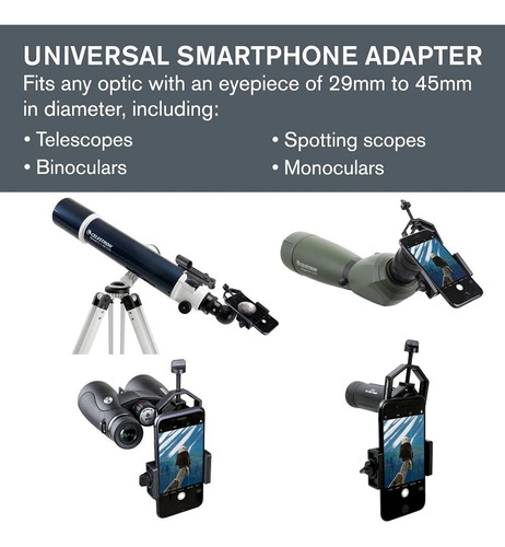 Adaptador De Smartphone Para Telescopio Y Binoculares