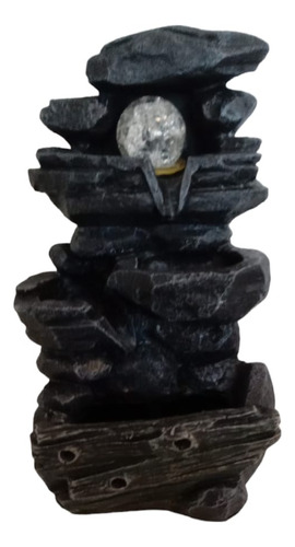 Fuente De Agua Estilo Piedra Para Interior O Exterior 34 Cm 