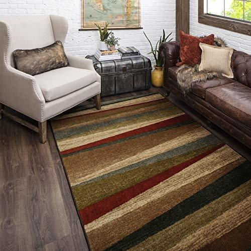 Mohawk Home New Wave Maya Sunset Impreso Alfombra, 2'6x