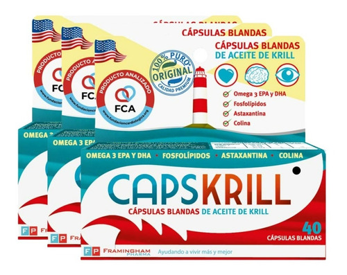 Capskrill Aceite Krill Omega3 120 Caps Super Oferta!!