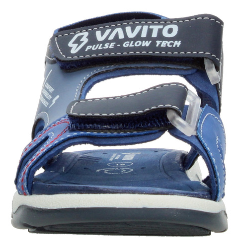 Sandalia Para Niño Vavito Color Azul Casual Juvenil T22-25