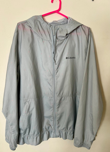 Campera Columbia Original Impermeable Mujer Xl ¡impecable! (Usado)