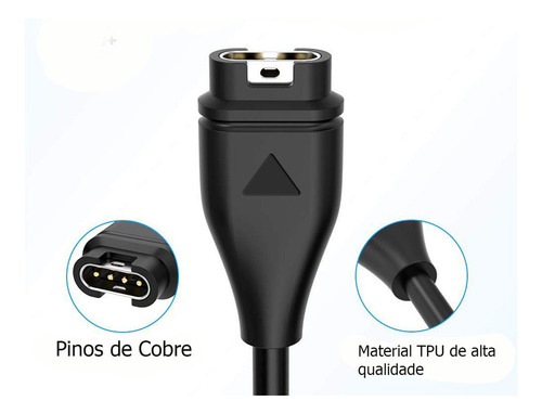 Cabo Carregador Usb Compatível Com Relógio Venu 3 45mm