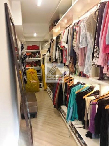 Imagem 8 de 15 de Loft Mobiliado 2 Dormitorios 2 Suites 3 Vagas Deposito No Panamby - Py2024