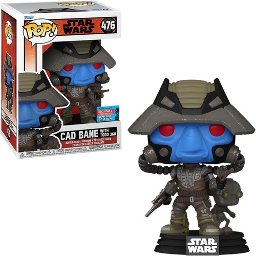 Funko Pop Star Wars Nycc 2021 - Cad Bane With Todo 360 476