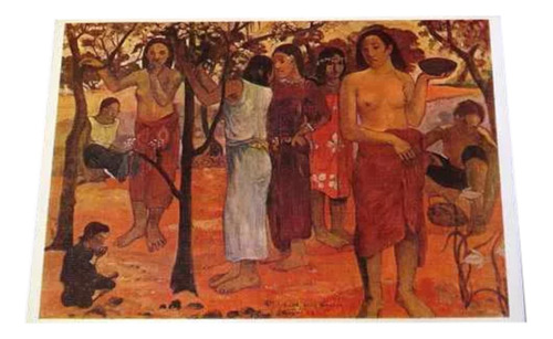 Gravura P/quadro Nave N Mahana Salve S. Maria Paul Gauguin *