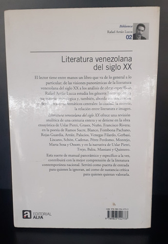 Literatura Venezolana Del Siglo Xx Rafael Arraiz Lucca