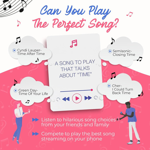 Game That Song Juego De Cartas Musicales Adultos Adolescente