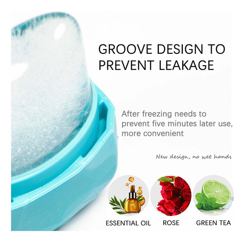 Ice Cube Face Roller Pasnowfu Upgrade Para Rostro Y Ojos, Co