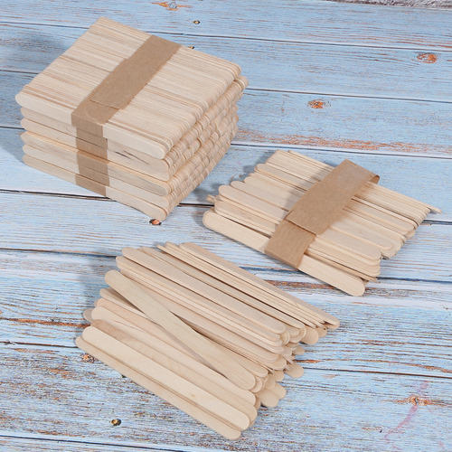 Palitos De Helado, 400 Unidades, Palitos De Madera Natural P