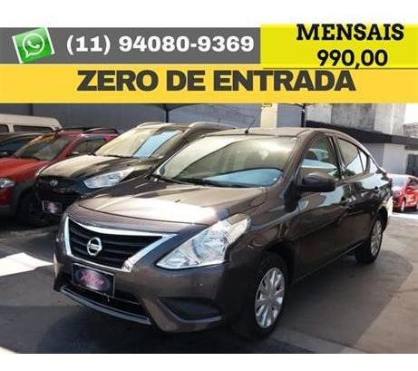 Nissan Versa 1.0 12v Conforto 4p 2018 2019 Zero De Entrada