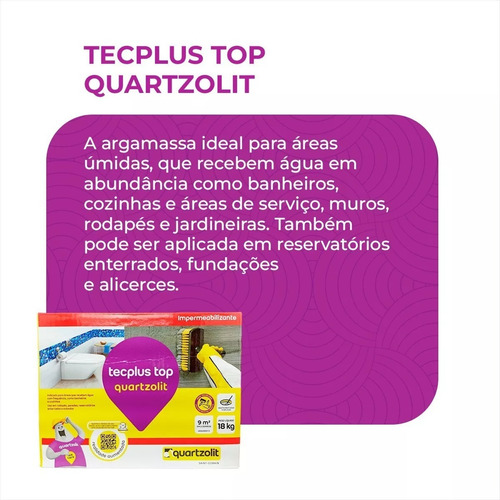 2 Und Argamassa Tecplus Top Proteção Superficies
