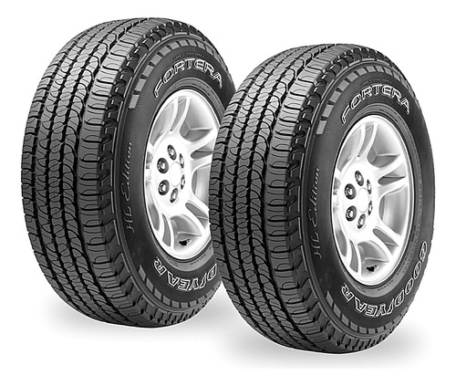 Paquete De 2 Llantas 245/65r17 Goodyear Fortera 105t