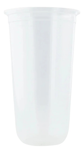 Vasos Desechables Tipo U 500ml 16 Oz Por Caja 95mm Sellado Transparente