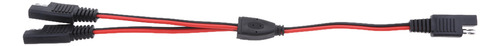 Cable Divisor De Extensión De Adaptador De Enchufe Sae De