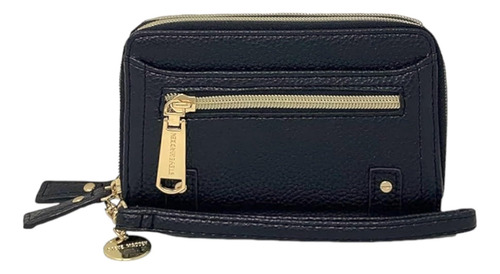 Steve Madden Carteira Pequena Com Zip Duplo Ao Redor Com Al