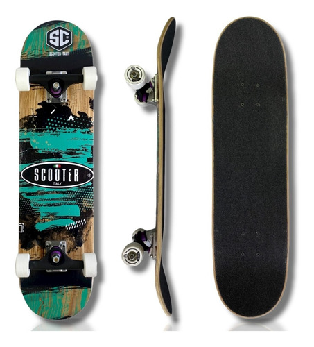 Imagen 2 de 9 de Skate Profesional Scooter Italy Maple Canadiense Aluminio
