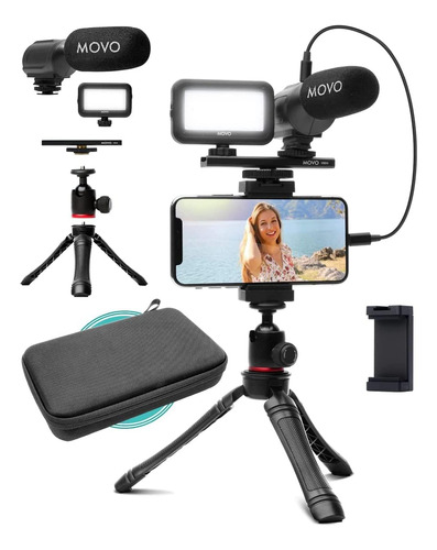 Movo Ivlogger Vlogging Kit Para iPhone - Kit De Video Vlog C