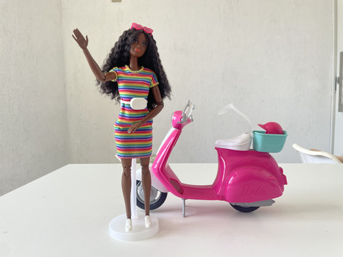 Boneca Barbie Motociclista
