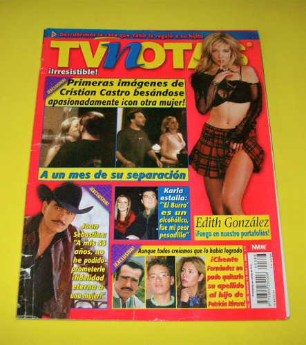 Edith Gonzalez Revista Tv Notas Aaron Diaz Rigo Tovar  Joan 