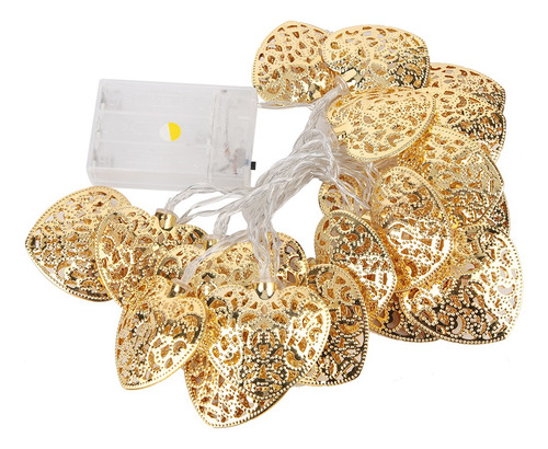 Cadena De Luces Para Fiestas, 2,5 M, 20 Led, Con Forma De Co