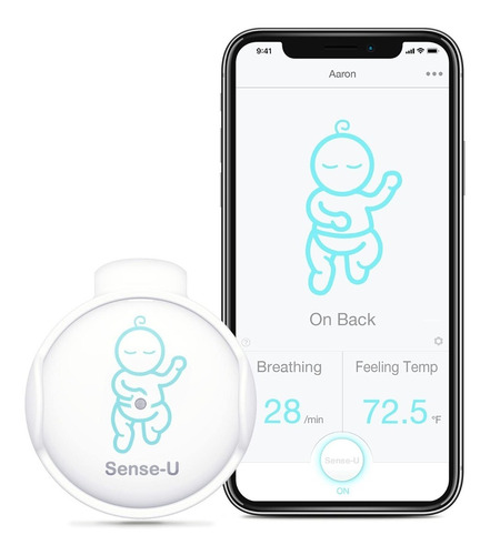 Sense-u Monitor Ausencia De Respiracion Y Temperatura Bebes