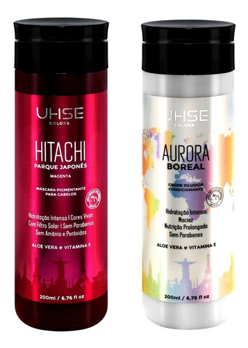 Combo Tonalizante Hitachi Pqjaponês Magenta + Diluidor 200ml