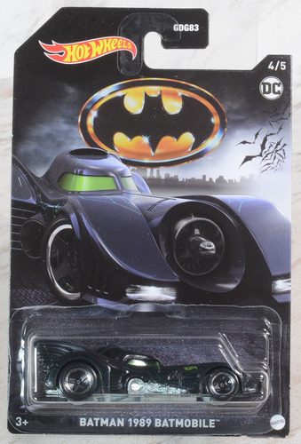 1989 Bat-man Batimovil Batmobile Hot Wheels