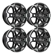 Comprar 4 Rines 17 6x114.3 Black Face Nissan Np300 Estacas, Frontier Color Negro