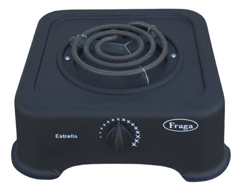 Parrilla Eléctrica, Fraga E15 - Modelo E15, 1 Quemador Color Negro