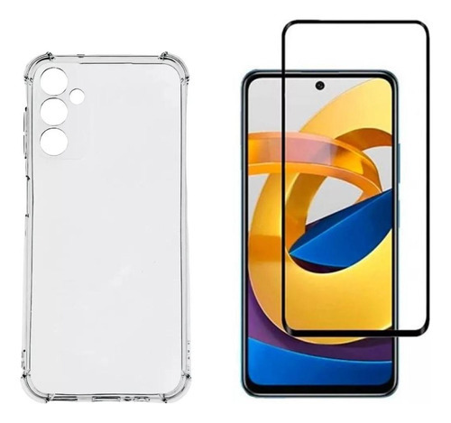 Capa Case Anti Impacto + Pelicula Vidro 3d Para Galaxy A54