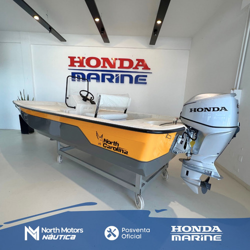 North Carolina 17 Flat Honda Bf 60 Super Oferta Pesca!!