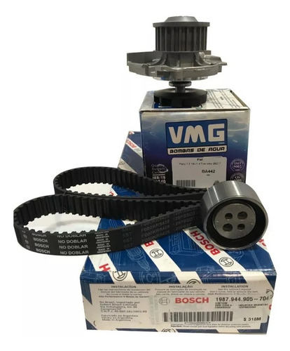 Kit Distribución Bosch + Bomba Agua Vmg Uno 1.3 8v Fire