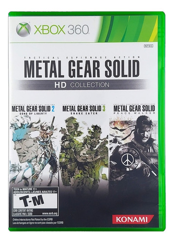 Metal Gear Solid Hd Collection Original Xbox 360