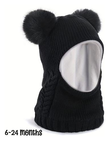 Conjunto De Gorro Y Bufanda De Invierno For Bebés Y Niños,