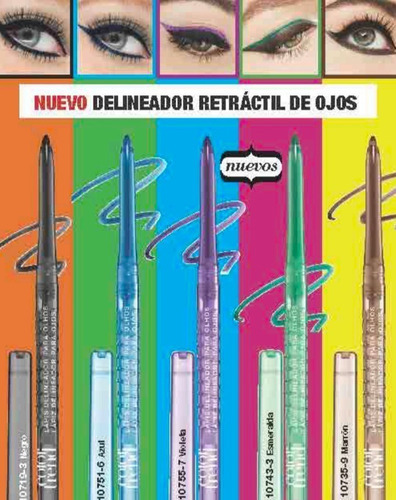 Avon - Colortrend Delineador Retractil Para Ojos Color Violeta