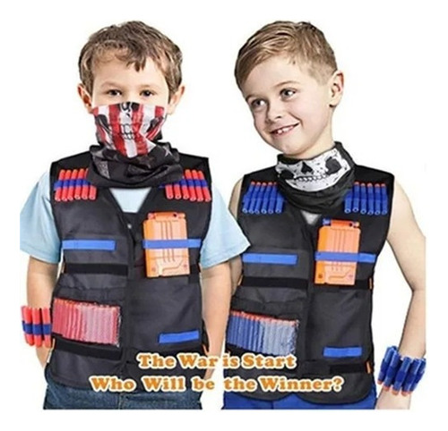- Juego De 2 Piezas De Accesorios Chaleco Táctico For Ni