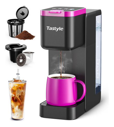 Tastyle Iced And Hot Coffee Maker, Single Cup Coffee Pod Ma.