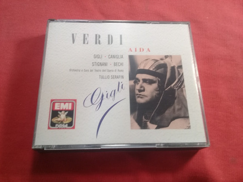 Verdi Gigli Caniglia / Aida Opera Con Libreto Dob / Ger  B20