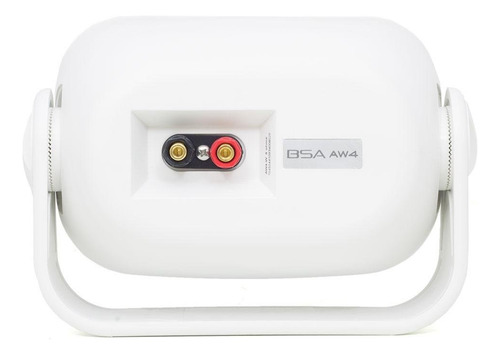 Par Caixa De Som Ambiente Selada Bsa Aw4 Interno E Externo Cor Branco