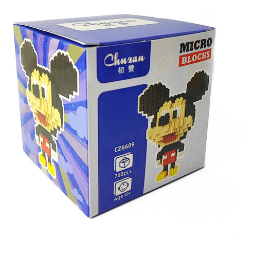 Figura De Mini Bloques Armable 3d | Ojitos De Ternura