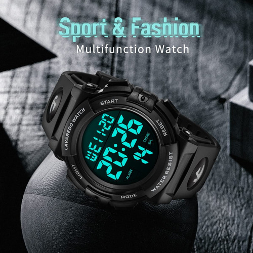 Reloj Para Hombre Deportivo Digital Multifunción Impermeable