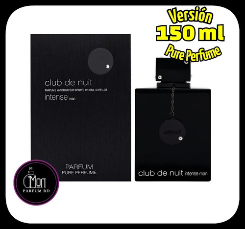 Perfume Armaf Club De Nuit Intense. Versión Parfum 150 Ml