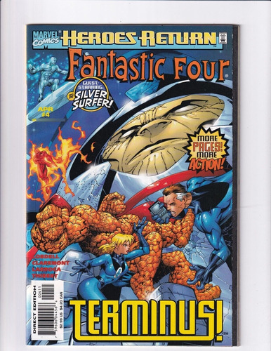 Fantastic Four #4 Marvel Comics 1998 Heroes Return 