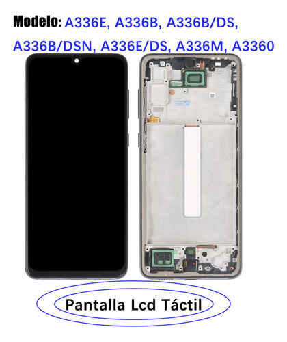 Pantalla Para Samsung A33 5g A336e A336b Con Marco Incell