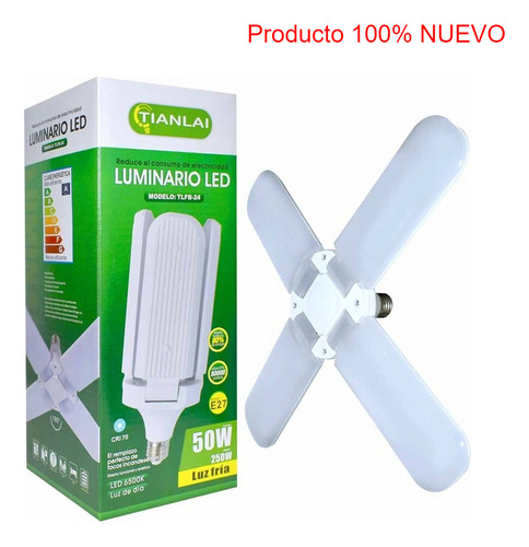 Foco Led Ahorrador Plegable 50 Watts