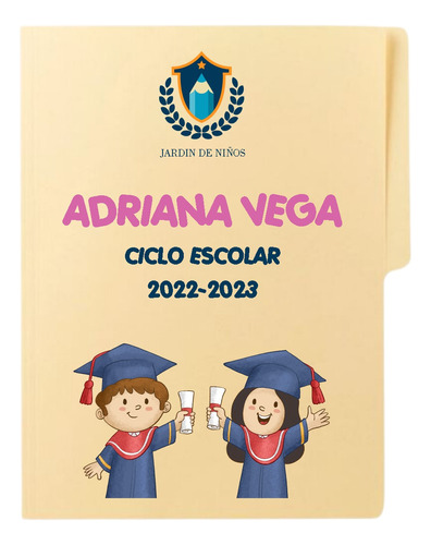 Folder Básico Impresión Altacalidad Graduación Escuela 20 Pz